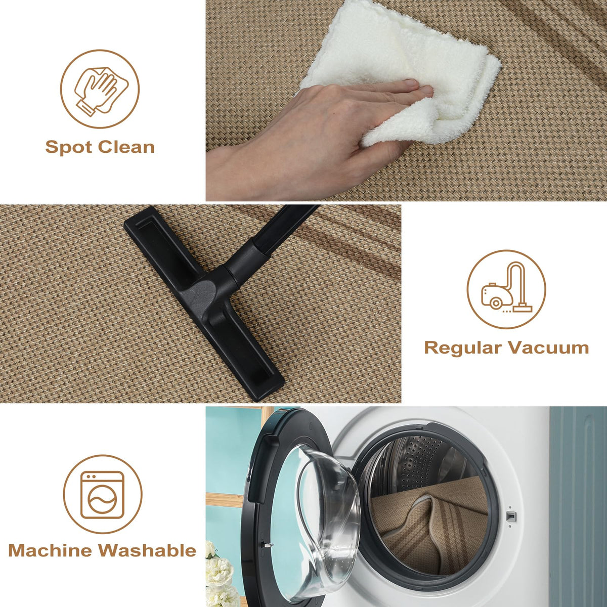 LORWER Non-slip backing detail highlights TPE grip for secure placement.