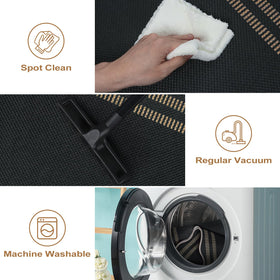 LORWER Non-slip Backing Keeps mat in place on any floor