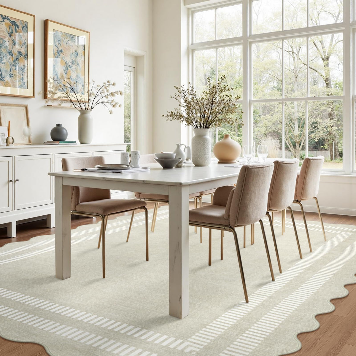 Lorwer versatile rug suitable for bedrooms and home offices.