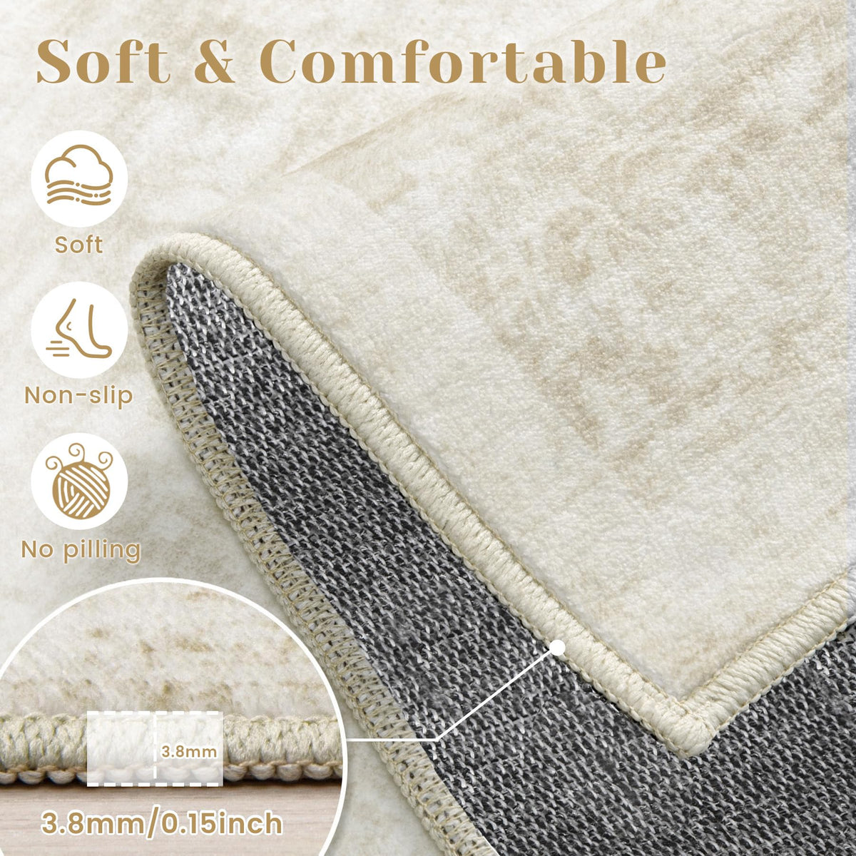 Losbulake beige floral design adds warmth to living spaces