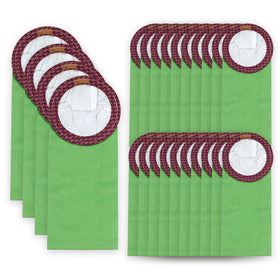 LOSKLENO 100331 24-pack bags for ProTeam backpack vacuums, seals dust securely