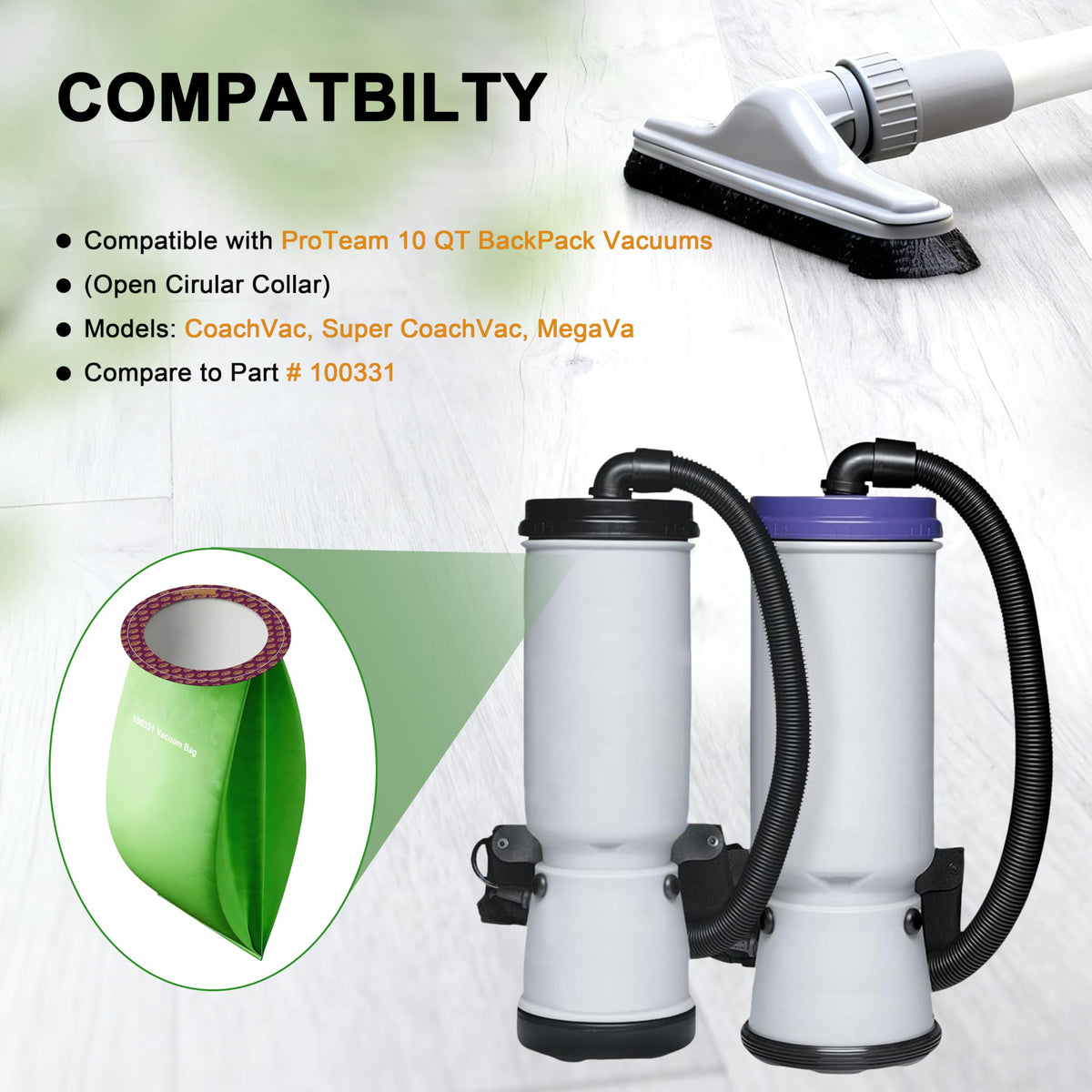 LOSKLENO ProTeam 10QT compatibility, CoachVac fit for clean, pet-friendly homes