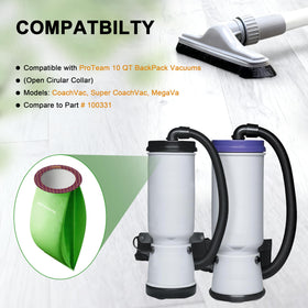 LOSKLENO ProTeam 10QT compatibility, CoachVac fit for clean, pet-friendly homes