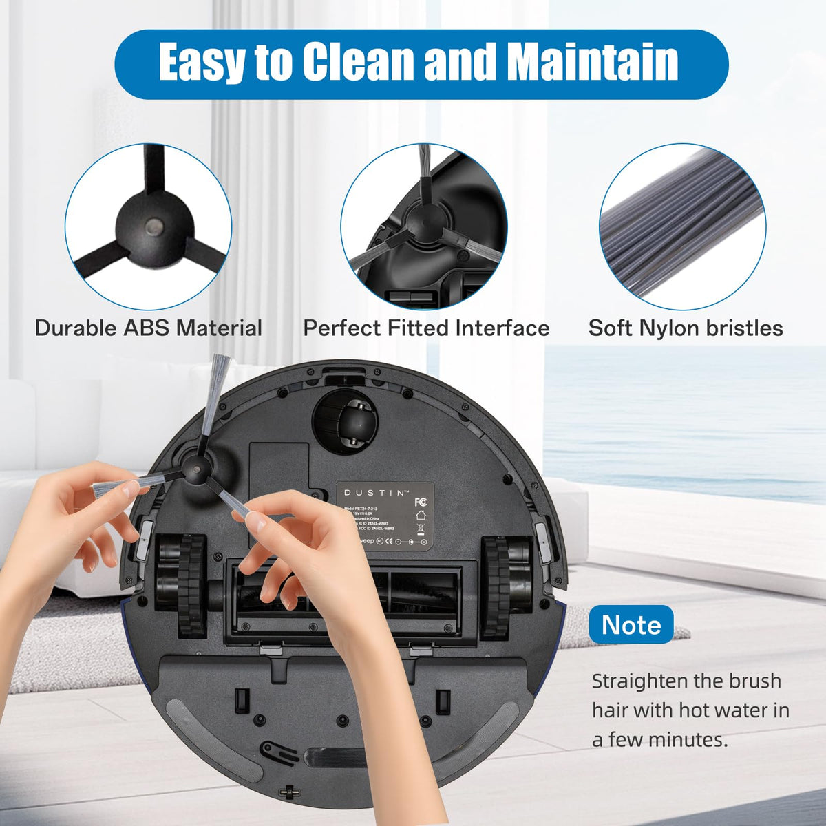 Loszaral Dustin HEPA filters capture fine particles for a cleaner indoor environment.