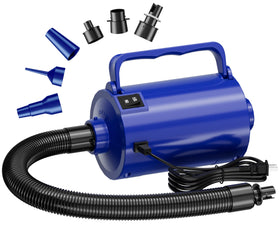 Lotspasie electric pump with hose inflates pool floats and air beds quickly