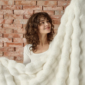 Lotus Karen gift-ready bubble blanket suitable for holidays