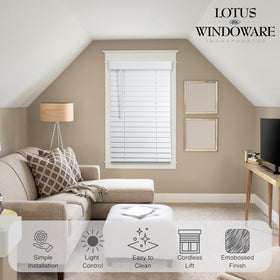 Inside or outside mount compatibility for Lotus & Windoware blind