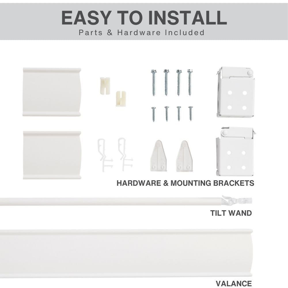 Lotus Windoware PVC headrail durable construction for long-lasting use.