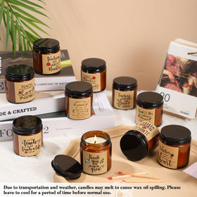 Lounsweer teacher candle in room decor setting for home or classroom ambiance.