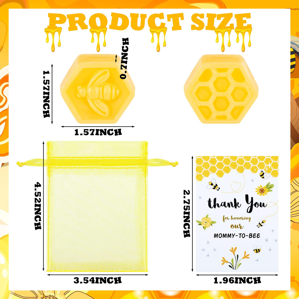Lounsweer thank you cards accompany each soap set for gifting.