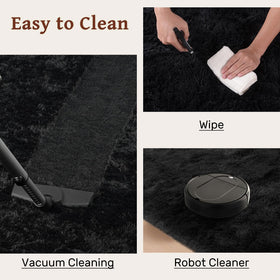 LòutiRoot Home rug care guidance for easy cleaning and maintenance.