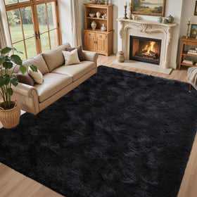 LòutiRoot Home rug close-up shows ultra-soft plush pile for cozy floors.
