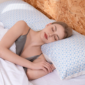 Love Attitude pillow soft microfiber cover closeup emphasizes premium softness