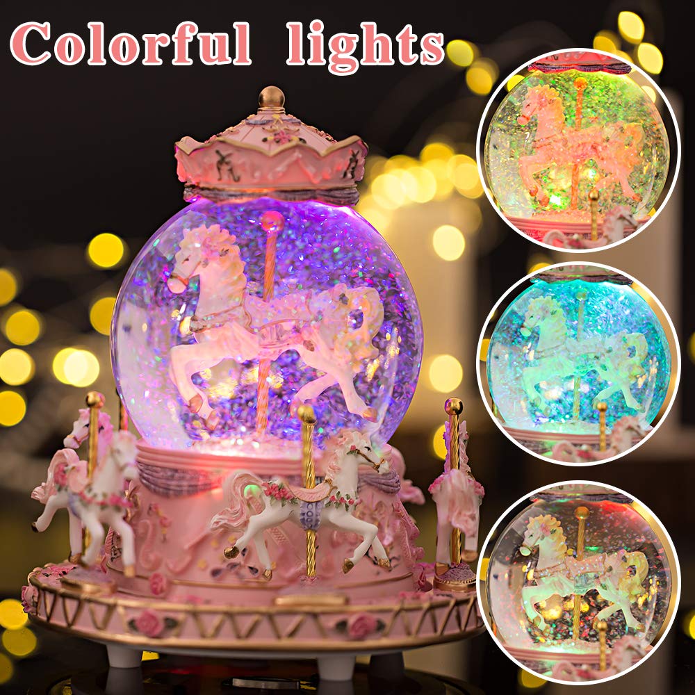 LOVE FOR YOU snow globe plays You Are My Sunshine for nostalgic moments