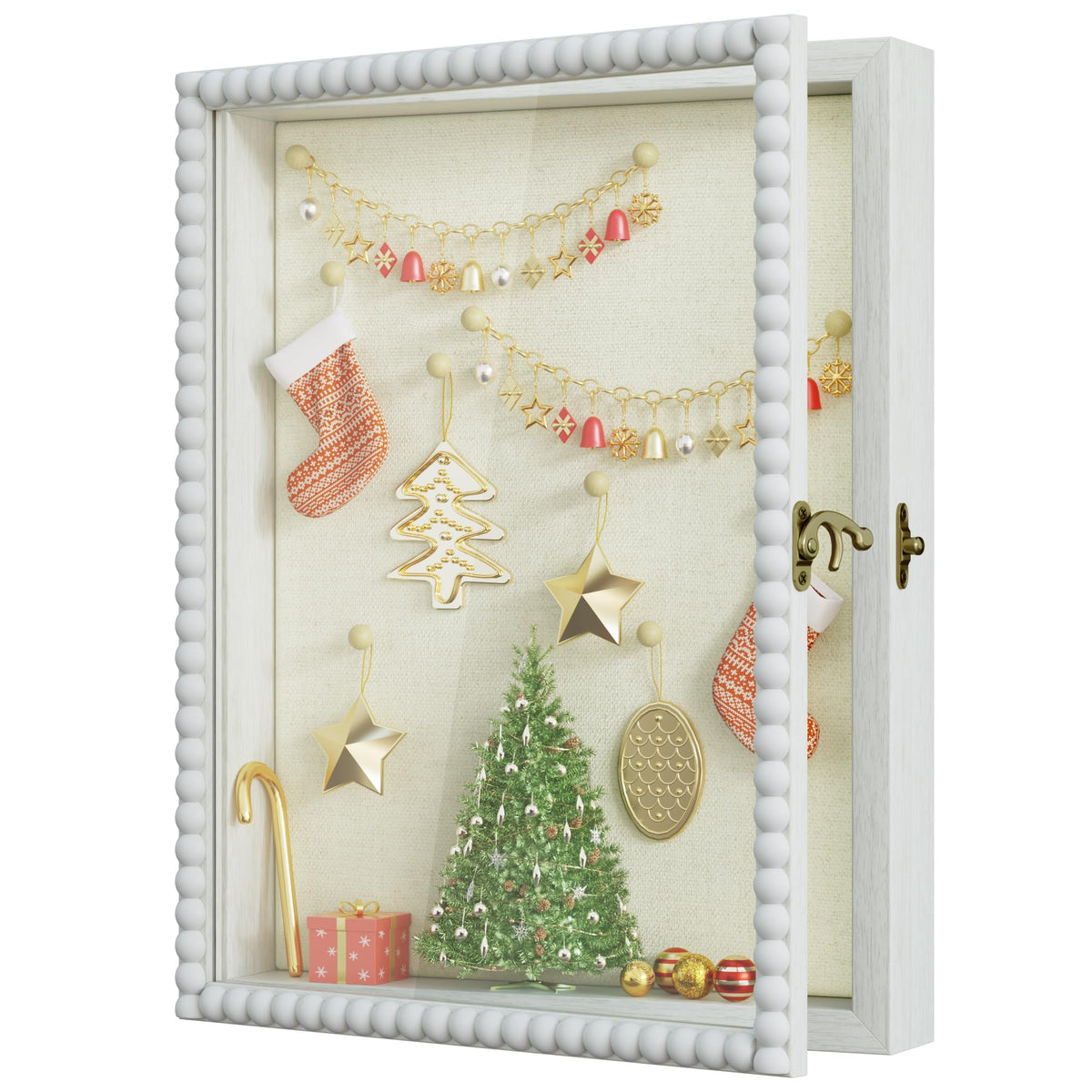Love-KANKEI Shadow Box Frame 11x14 door detail enabling easy memory updates.