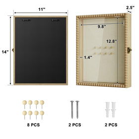 Love-KANKEI sturdy wood construction with natural finish fits any decor.