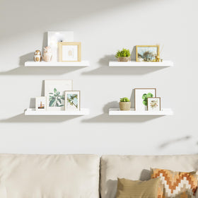 Love-KANKEI wall-mounted shelves installed with front screws for sturdy mounting
