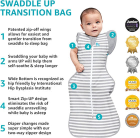Ease of diaper changes with the zippered opening on the Love to Dream bag.