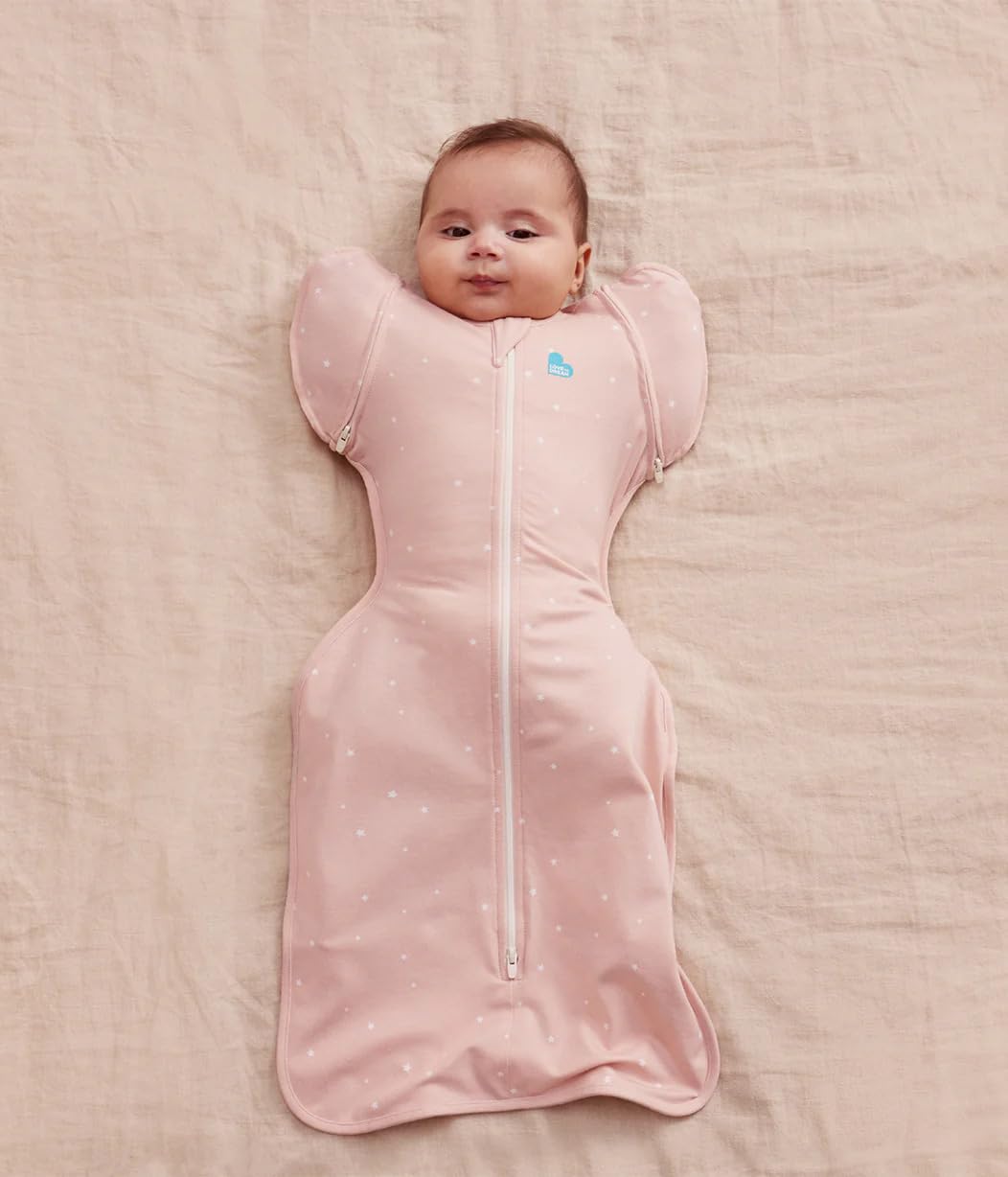 Soft, safe sleepwear design of the Love to Dream Transition Bag for sleep safety.