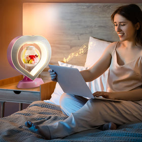 LoveLin LED color-changing light enhances mood for evenings at home.