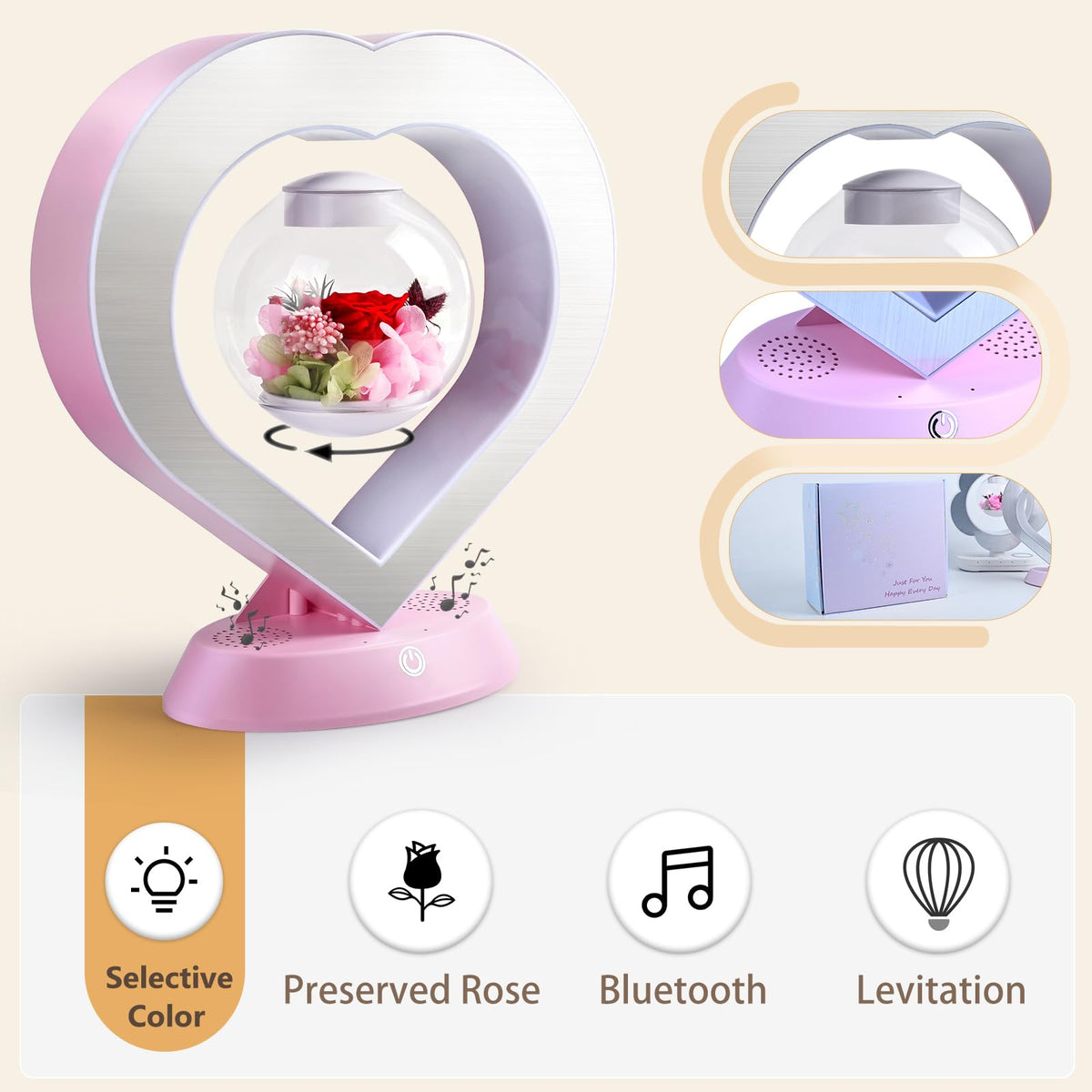 LoveLin desk-lamp with included adapter and tools for quick setup.