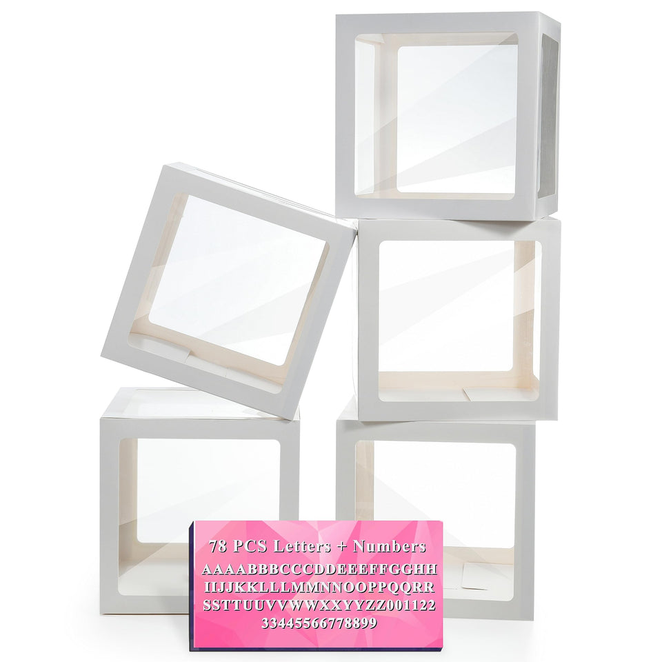 Lovelite Baby Boxes with Letters assembly: quick setup for gender reveal backdrops.