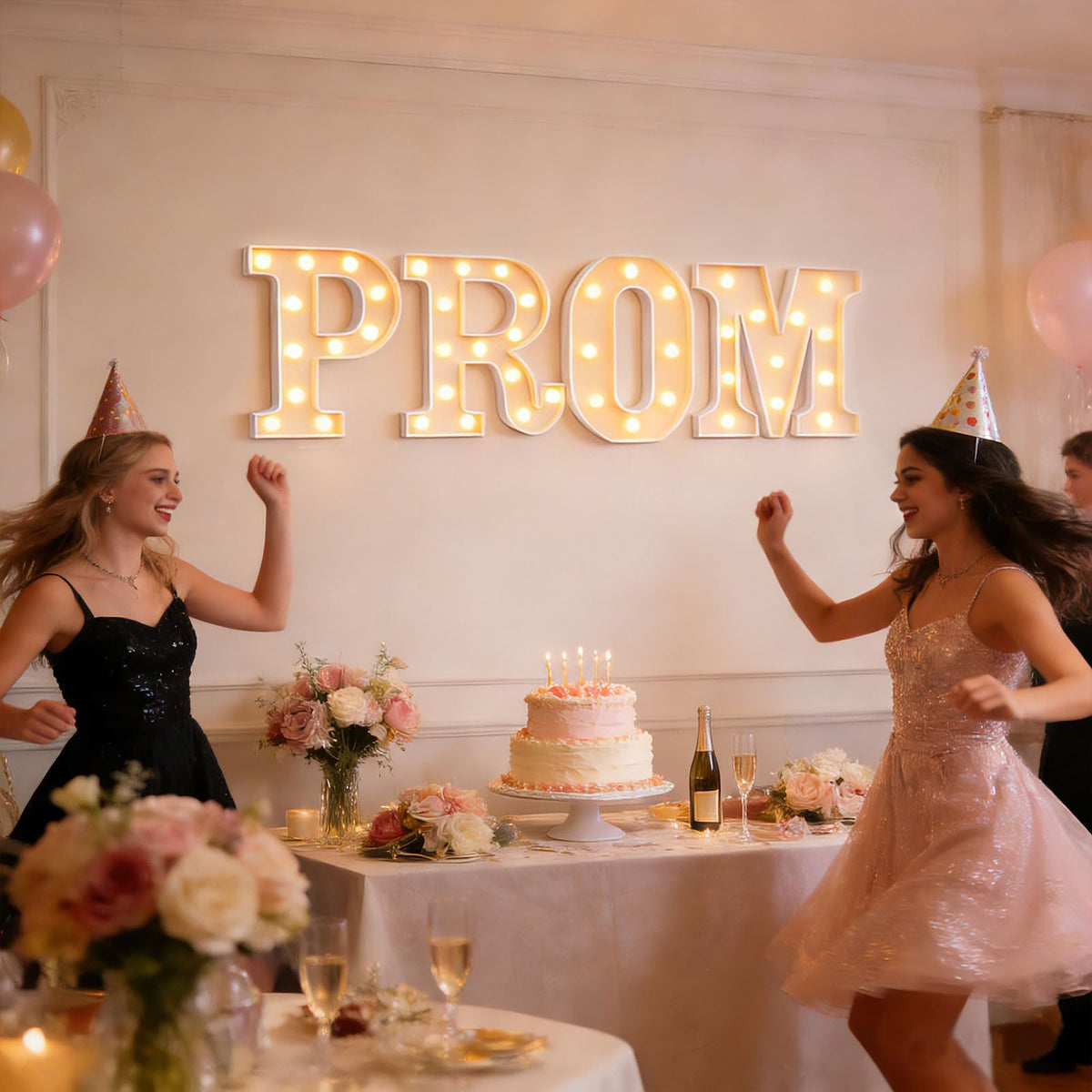Lovelite 28-inch marquee letters layout for an eye-catching backdrop