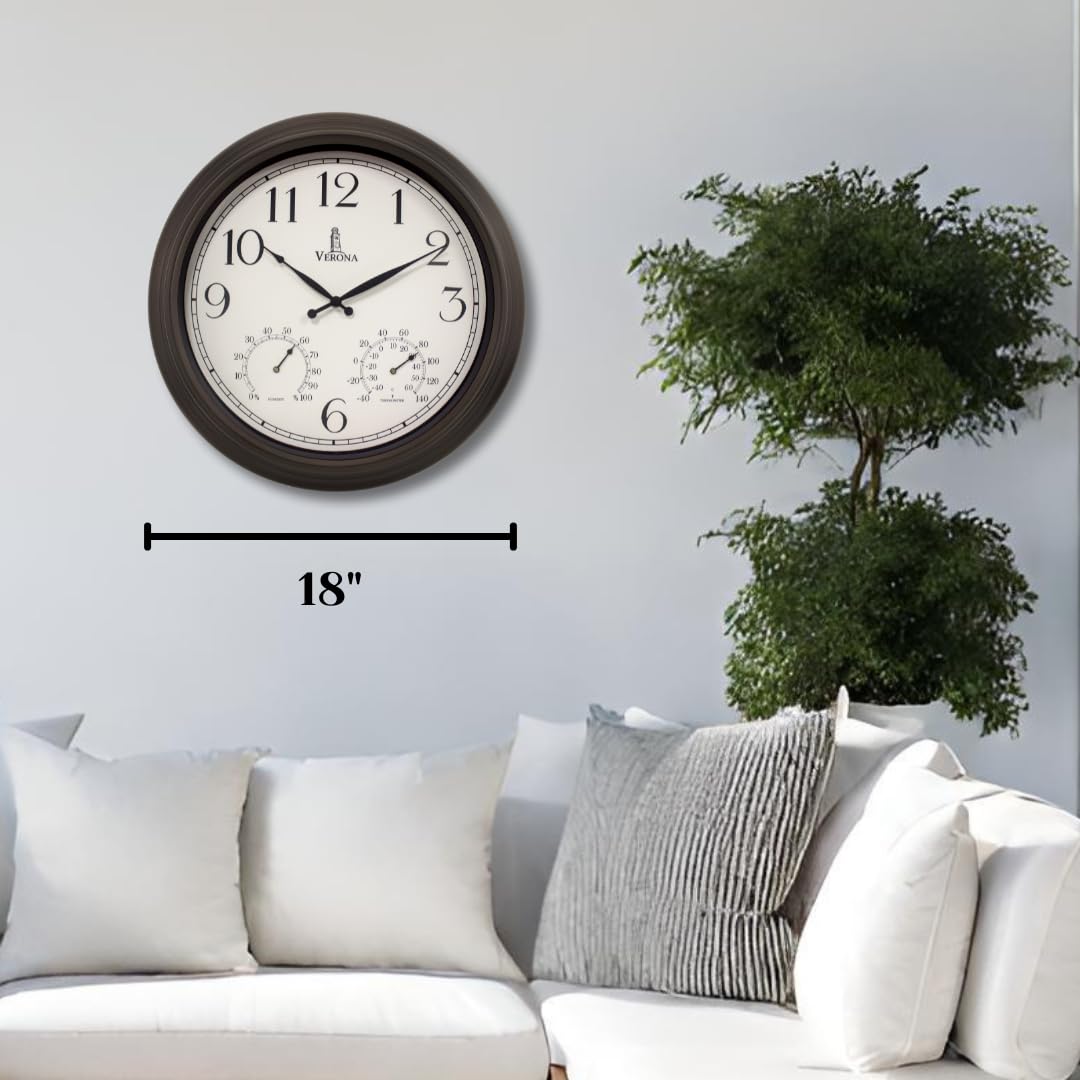 Lovely Home Essentials 18in dial readability from afar for poolside visibility