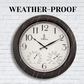 Lovely Home Essentials clock suitable for indoor or outdoor use in any living space
