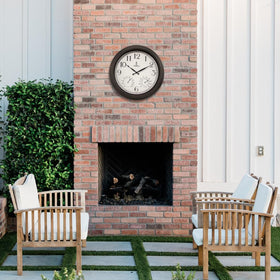 Lovely Home Essentials weatherproof clock materials suitable for varying weather conditions