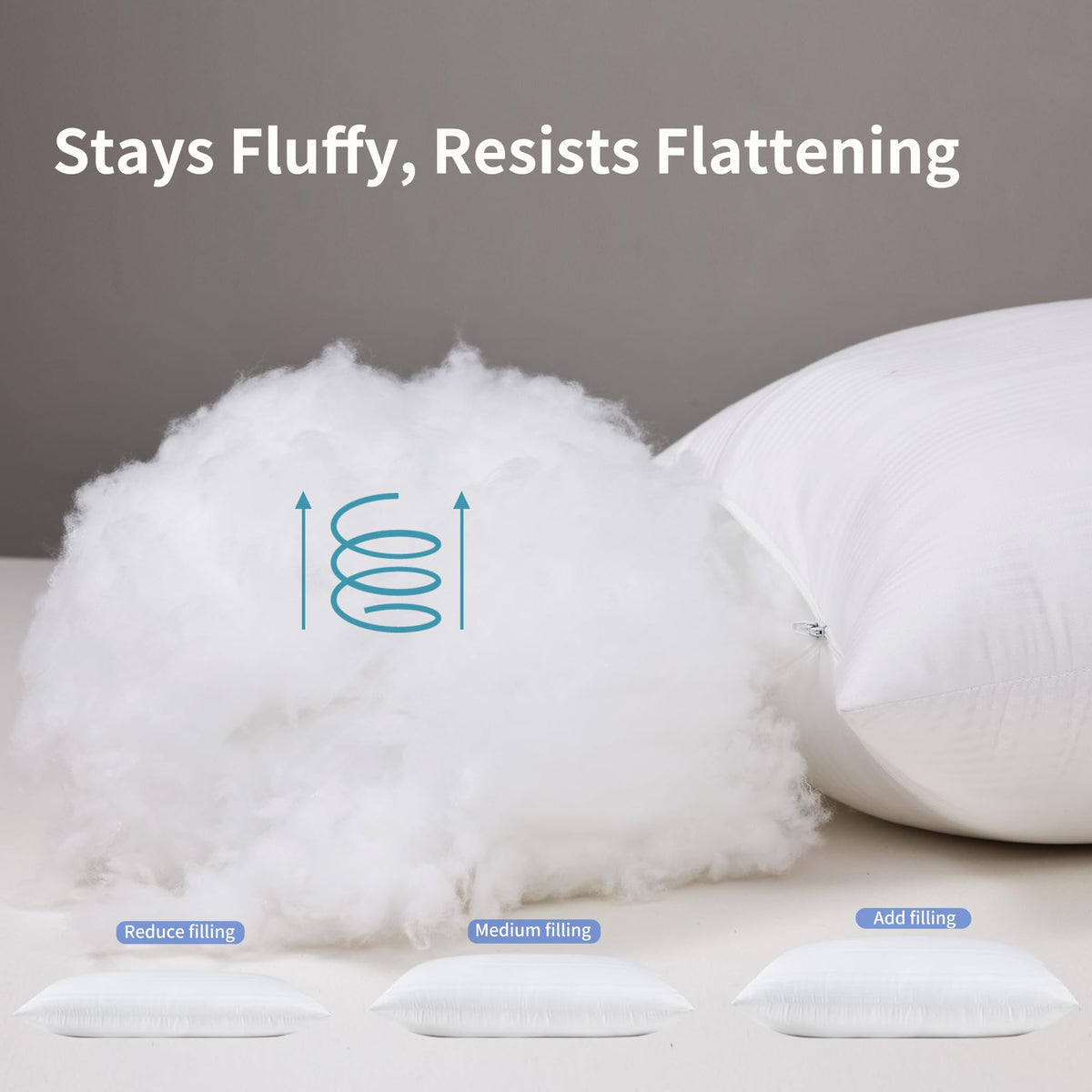 LOVELYREST bedroom-ready setup with two king pillows on a cozy bed