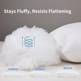 LOVELYREST bedroom-ready setup with two king pillows on a cozy bed