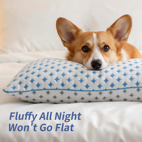 LOVELYREST memory foam pillow ideal for side sleepers needing neck support.