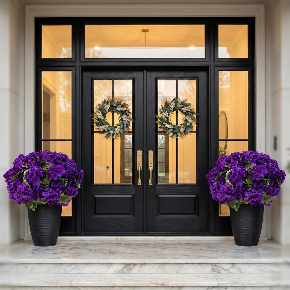Lovemoon geraniums for indoor outdoor use with minimal care.