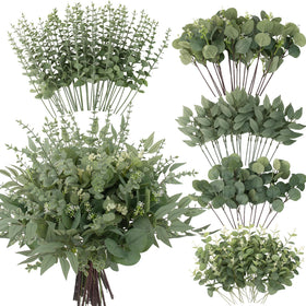 lovemoon eucalyptus stems bulk 130 pcs for versatile wedding decor