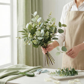 lovemoon realistic eucalyptus stems enhance vases and table settings