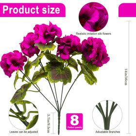 Lovemoon geranium leaves dual-tone to enhance indoor greenery