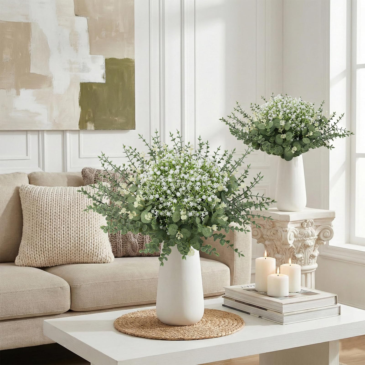 Lovemoon low-maintenance artificial flowers stay bright without watering