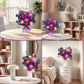 Lovenfold birthday gift for her, timeless roses that endure.