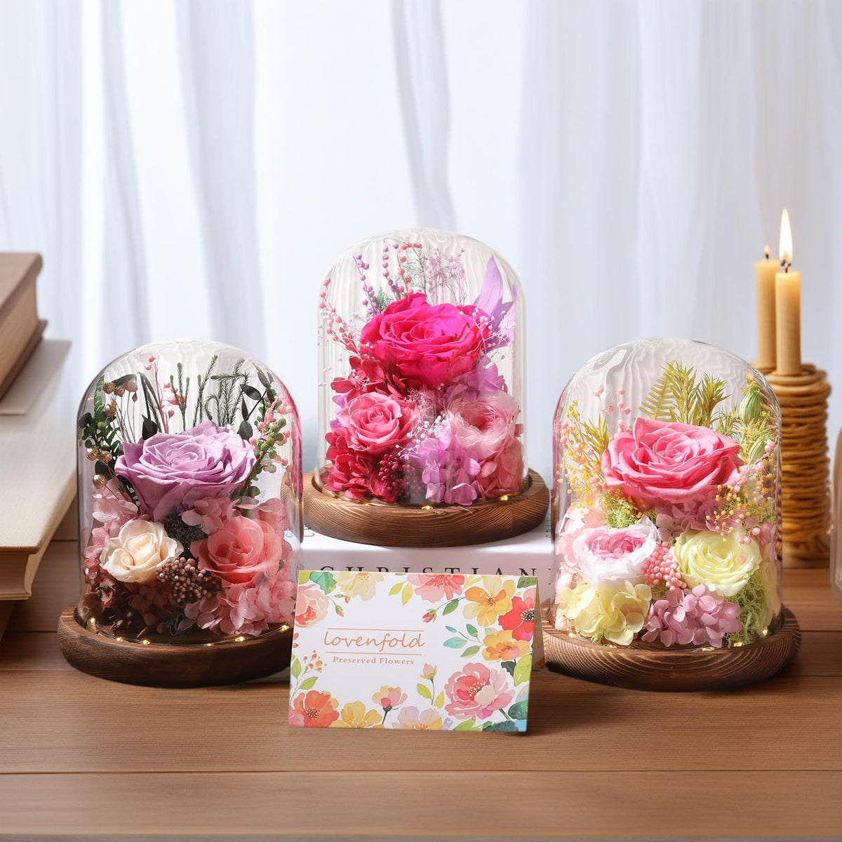 Lovenfold lilac rose dome ideal birthday surprise.
