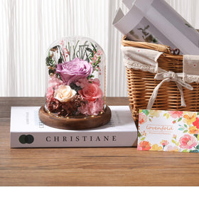Lovenfold eternal rose gift dome conveys lasting sentiment.