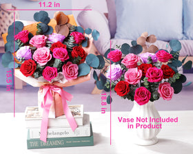 Lovenfold forever flowers decor bouquet for home or office