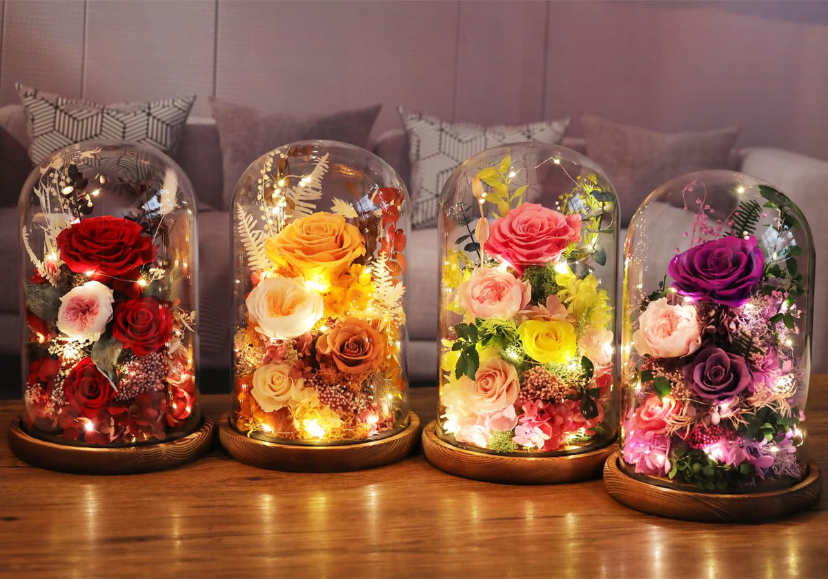 Lovenfold gift-ready preserved rose dome for celebrations