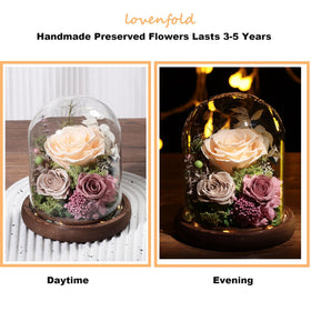 Lovenfold Handmade preserved flowers offer long-lasting beauty without watering.