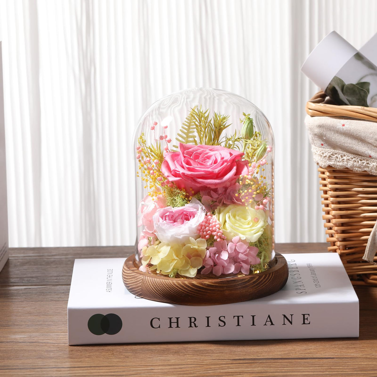 LOVENFOLD LED dome base illumination, creates a romantic mood.