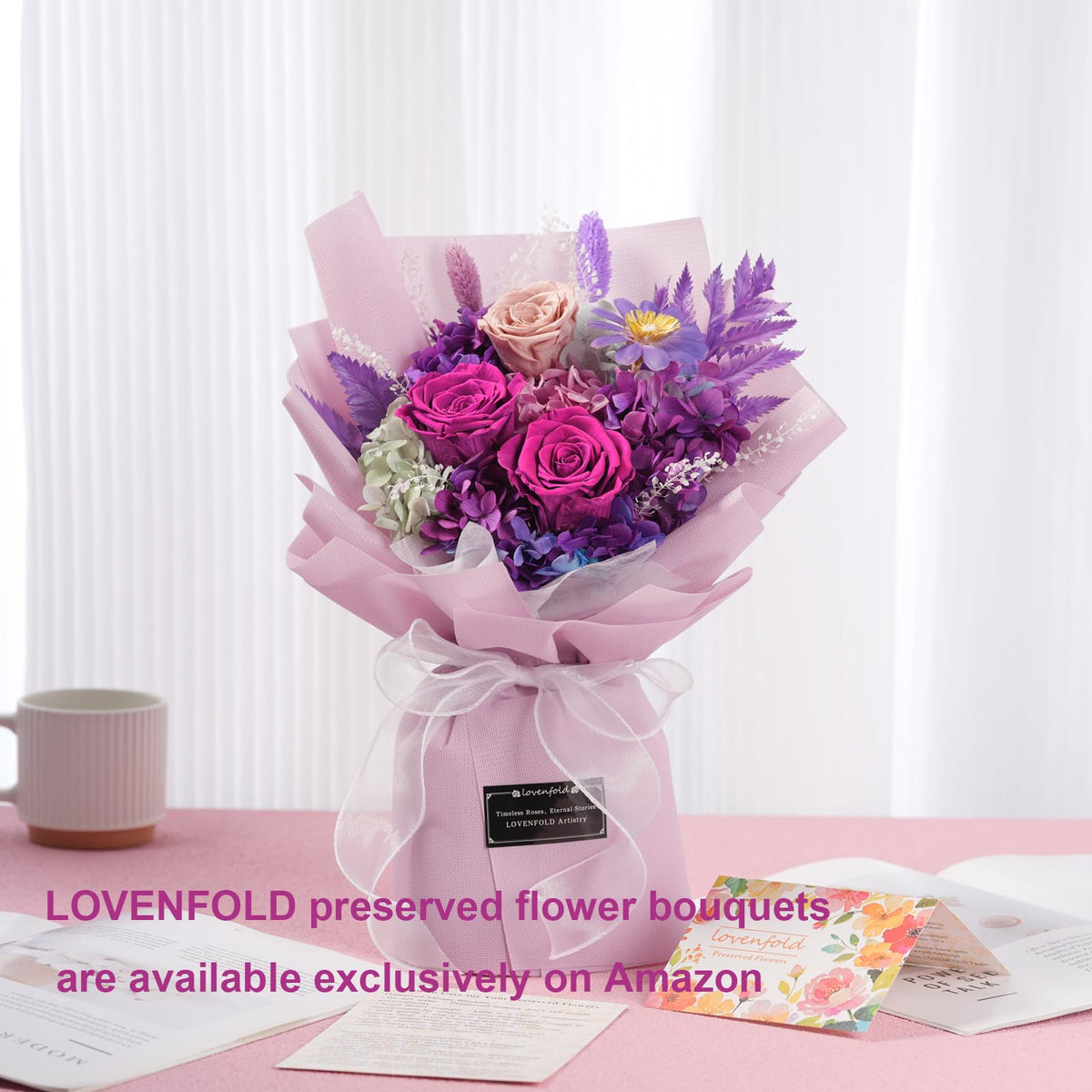 lovenfold preserved-flowers care-instructions: minimal maintenance for you