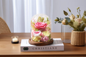 LOVENFOLD preserved flowers care tips, maintain beauty with no watering.