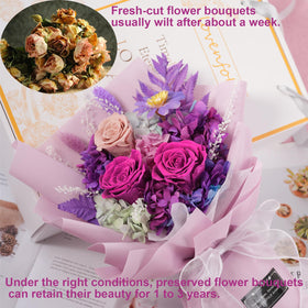 lovenfold purple rose texture close-up: natural petals preserved with soft feel
