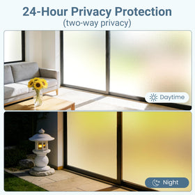 Lovepea privacy film close-up shows matte finish detail for a modern, understated look.