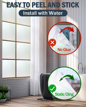 Lovepea film allows soft natural light while preserving home privacy.